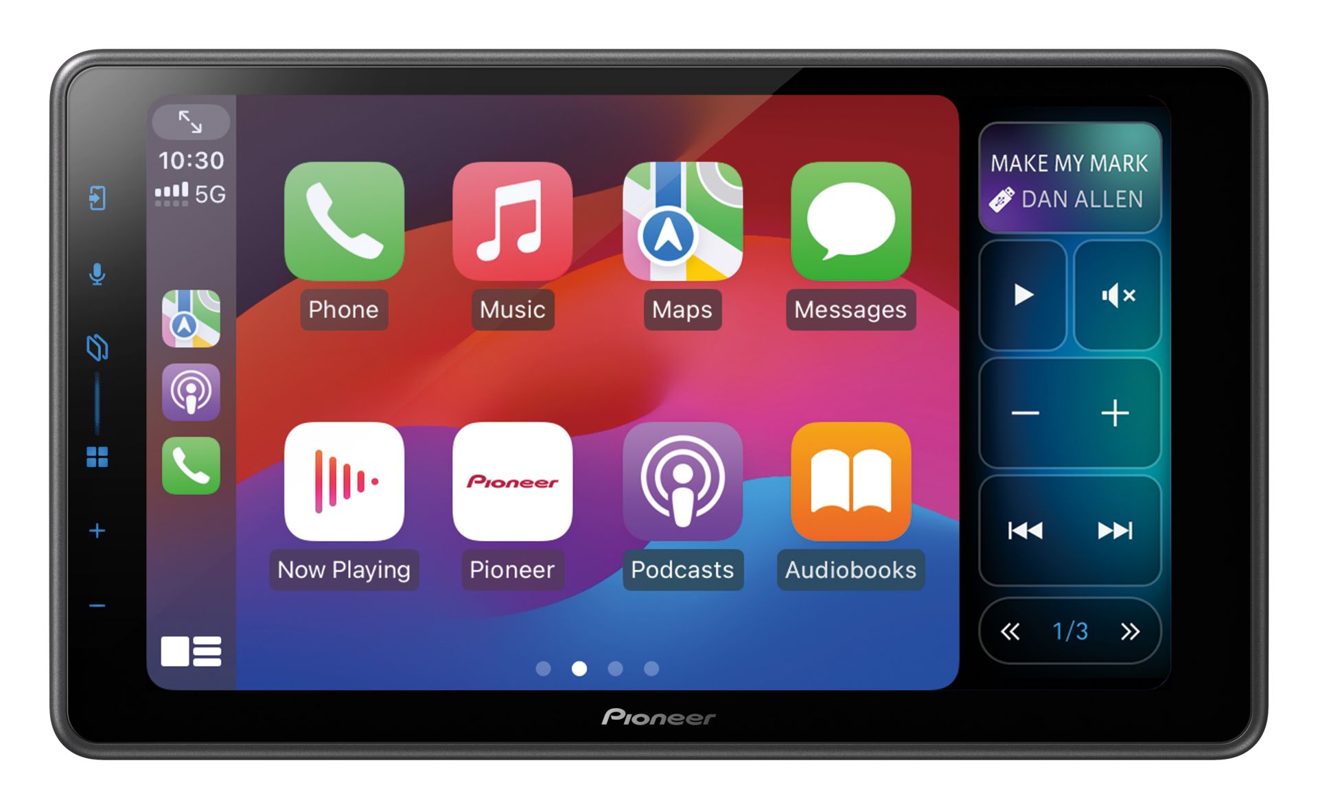 Pioneer SPH-EVO-98DAB-Uni 2 DIN Campernavigatie Universeel 9 inch draadloos Apple Carplay en Android Auto