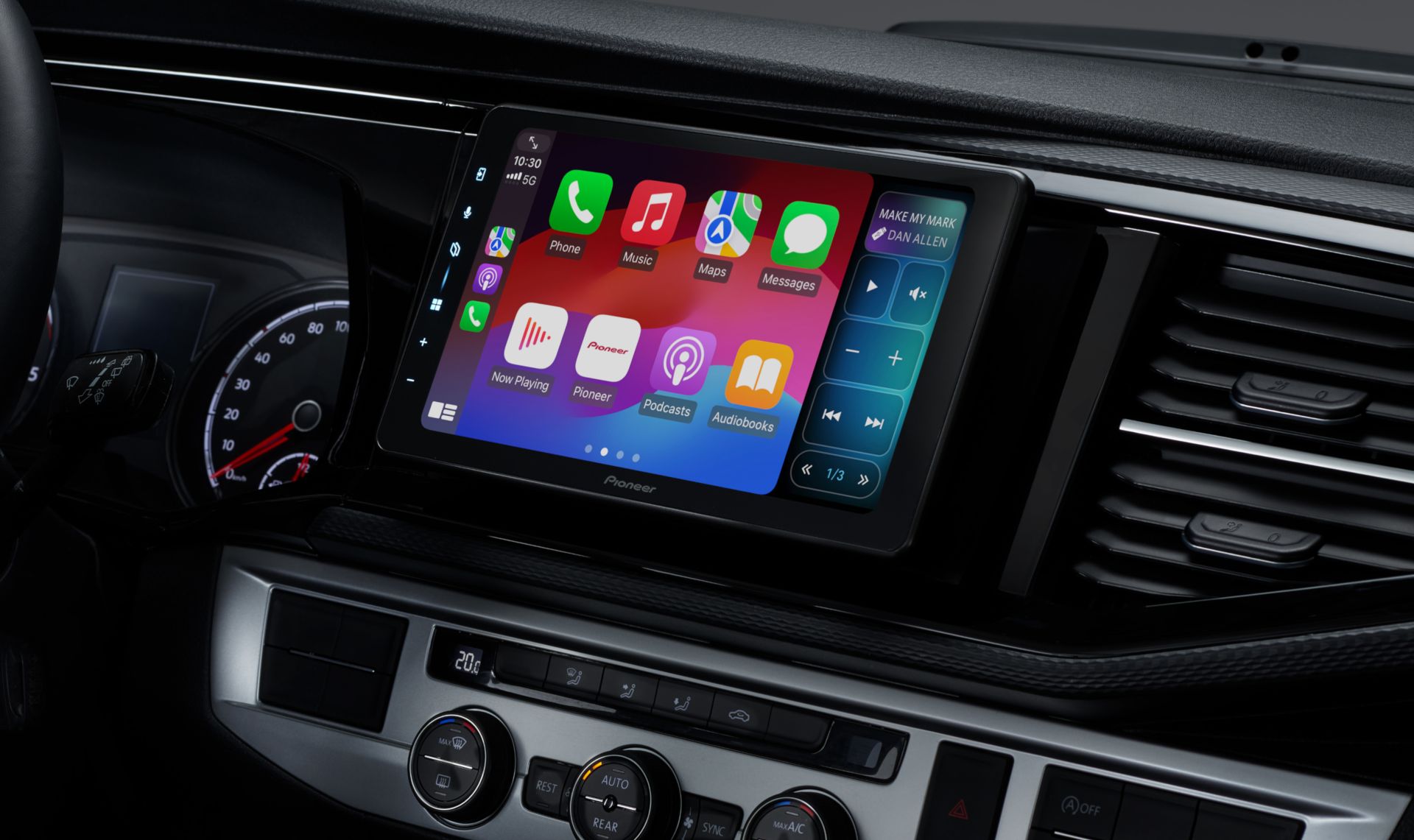 Pioneer SPH-EVO98DAN-CVAG draadloze Apple Carplay Android Auto navigatie 9 inch touchscreen voor diverse Volkswagen modellen