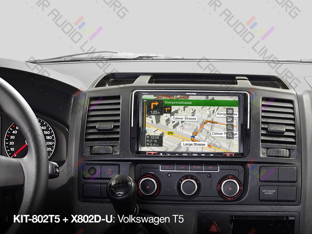 investering Mantel voeden Alpine Navigatie VW inclusief installatie KIT. 3 Jaar GRATIS Updates!