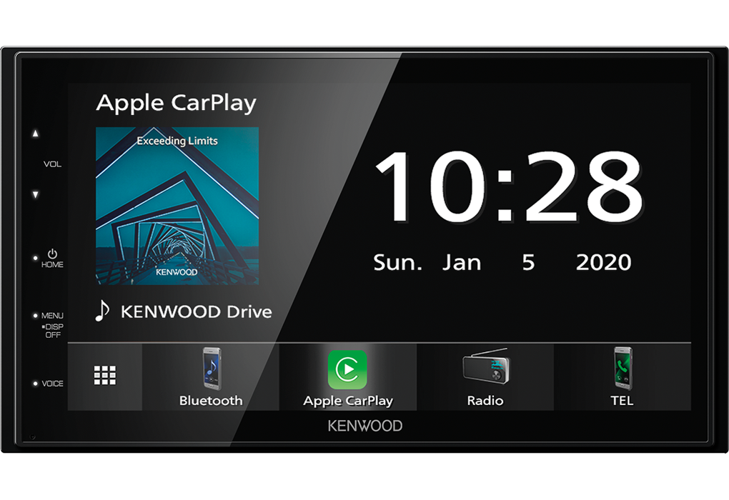 Kenwood DMX5200BTS Multimediasysteem 6.8 inch ondersteunt Apple Car Play en Android Auto