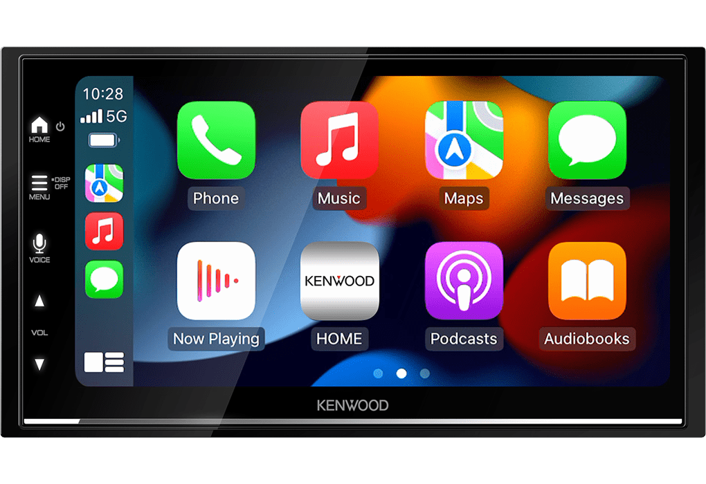 Kenwood DMX7722DABS Multimediasysteem 6.8 inch draadloos en bekabeld Apple Car Play en Android Auto