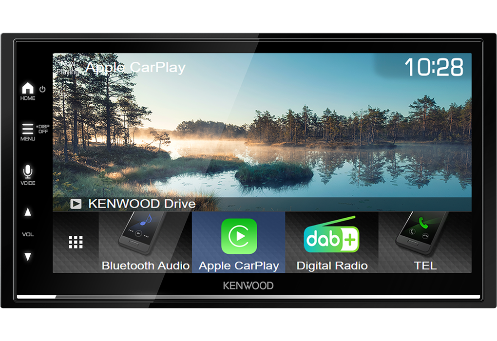 Kenwood DMX7722DABS Multimediasysteem 6.8 inch draadloos en bekabeld Apple Car Play en Android Auto
