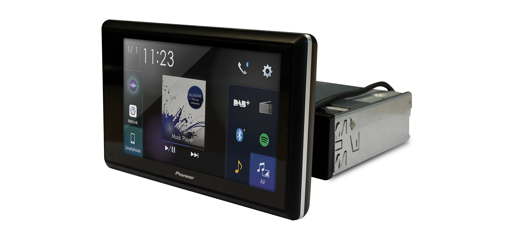 3-348-19-1.jpg Pioneer SPH-EVO82DAB-UNI 1-DIN-Ontvanger. 8 Inch Touchscreen!
