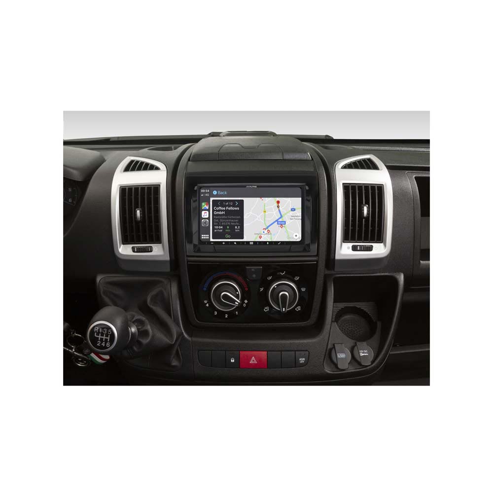APILXW690DU_02 Alpine iLX-W690DU media station voor Campers Fian Ducato, Peugeot Boxer, Citroën Jumper, Opel Movano