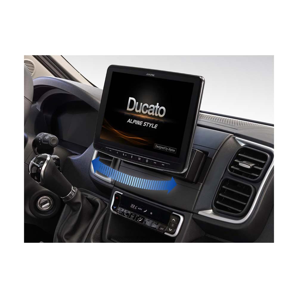 APINEF904DU8S_03 lpine INE F904 DU8S camper navigatie voor Fiat Ducato 8 vanaf 2022