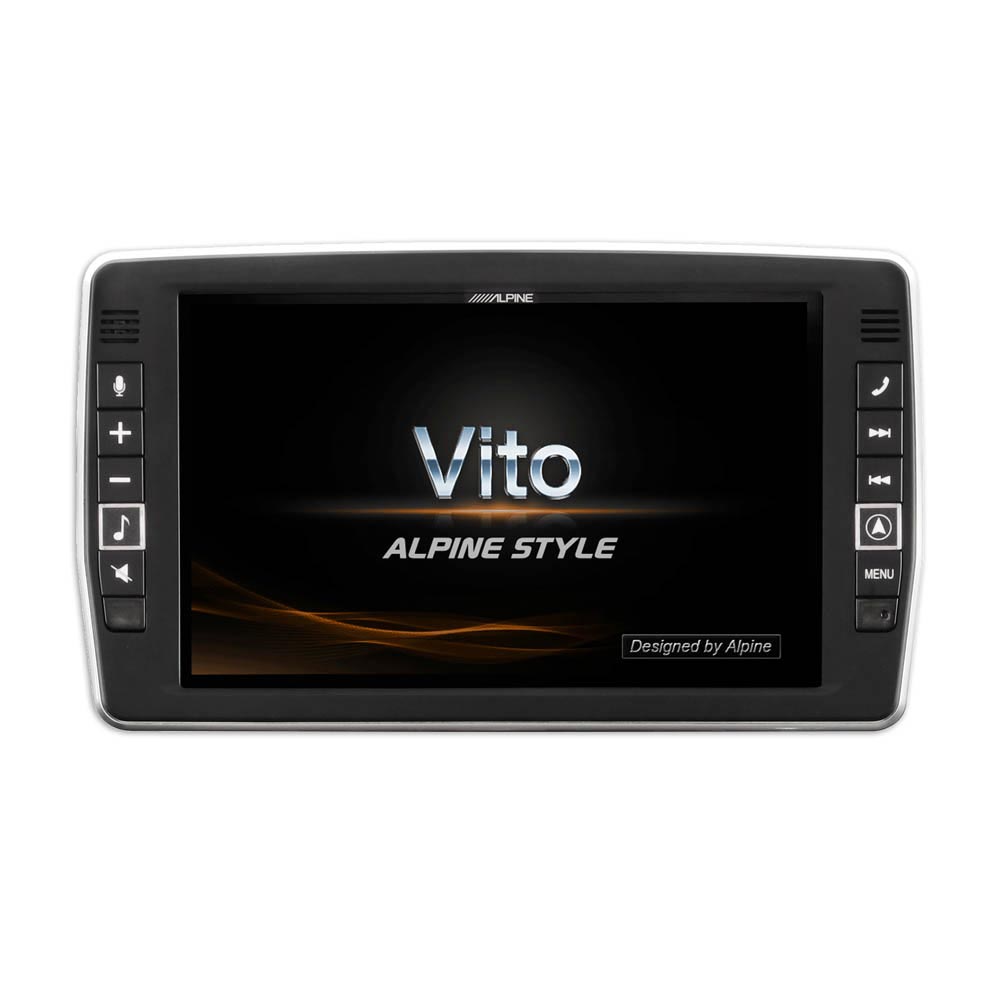 APX903DV447_01 alpine x903D-V447 9 inch campernavigatie voor Mercedes Vito vanaf 2014 Car Audio Limburg