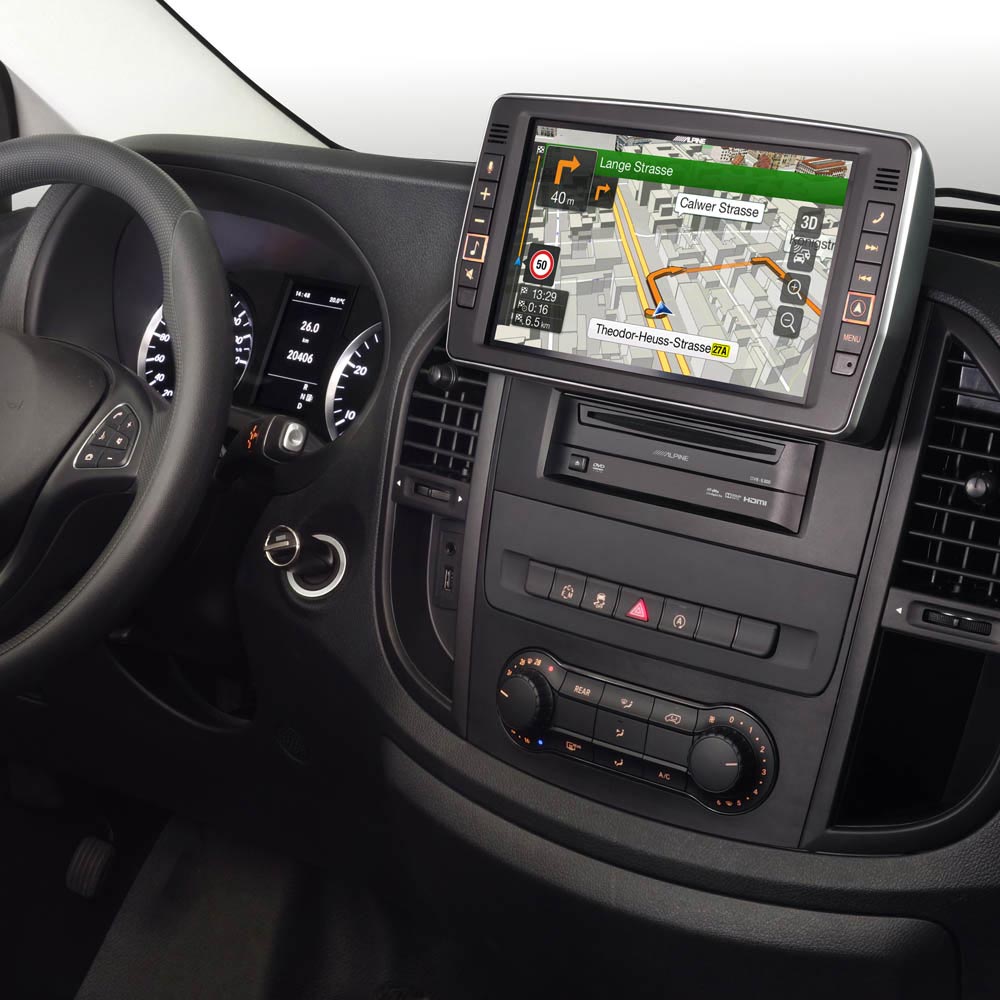 APX903DV447_06 alpine x903D-V447 9 inch campernavigatie voor Mercedes Vito vanaf 2014 Car Audio Limburg