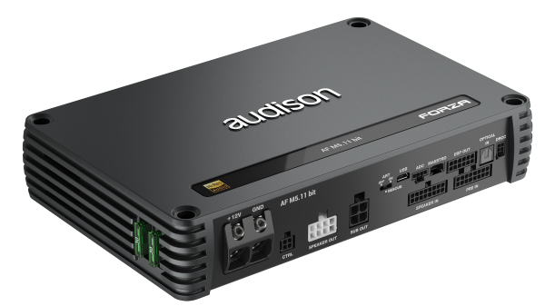 Audison Forza AF M5.11 bit DSP versterker totaal vermogen 1200W 5 kanaals Car Audio Limburg