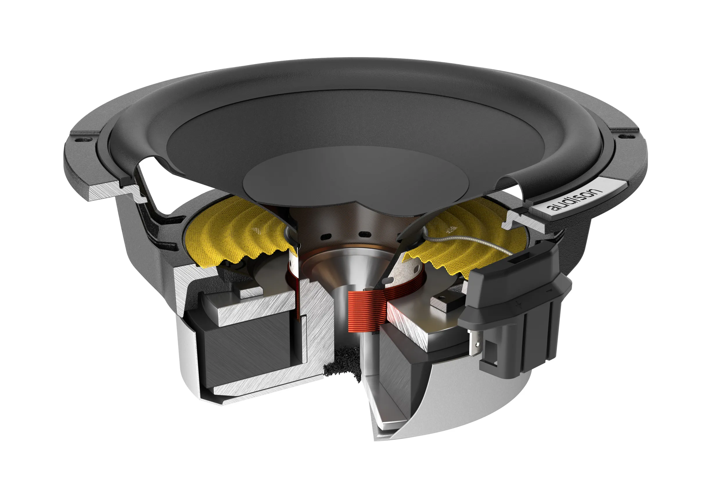 AUDISON_AV-65-P-II_SPACCATO_2024_09_30-copia.jpg Audison AV 6.5 P II woofer set piekvermogen 300W 165mm Car Audio Limburg