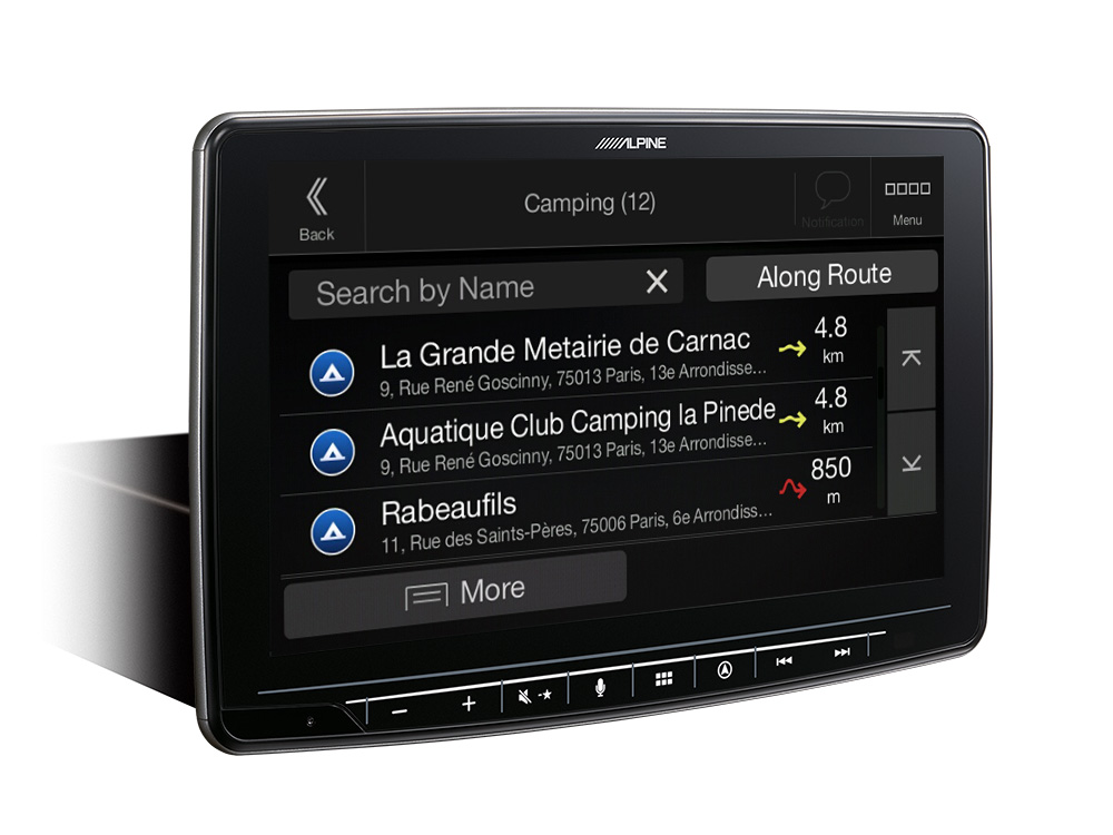 Built-in-Motorhome-Navigation_INE-F904DC_Camper-POI Alpine INE-F904DC 9 inch navigatie voor camper 1 DIN