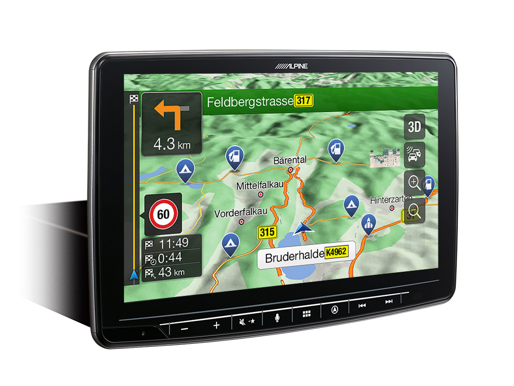 Built-in-iGo-Primo-NextGen-Navigation_INE-F904DC-Map Alpine INE-F904DC 9 inch navigatie voor camper 1 DIN