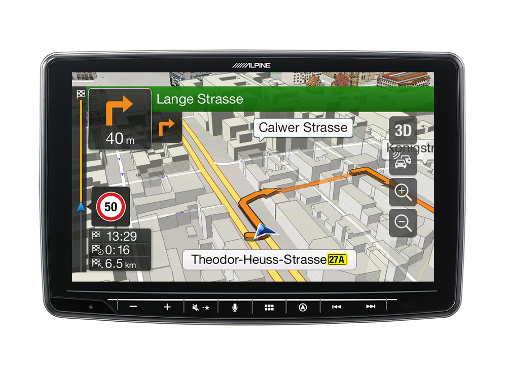 Built-in-iGo-Primo-NextGen-Navigation_INE-F904DC_3D-Map Alpine INE-F904DC 9 inch navigatie voor camper 1 DIN