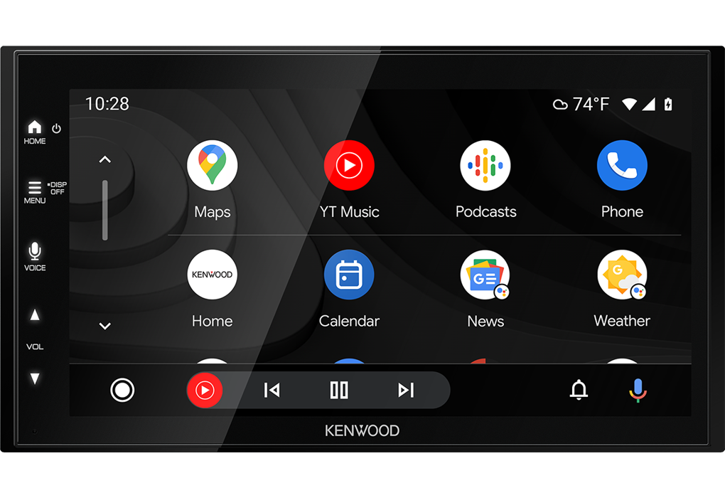 Kenwood DMX5200BTS Multimediasysteem 6.8 inch ondersteunt Apple Car Play en Android Auto