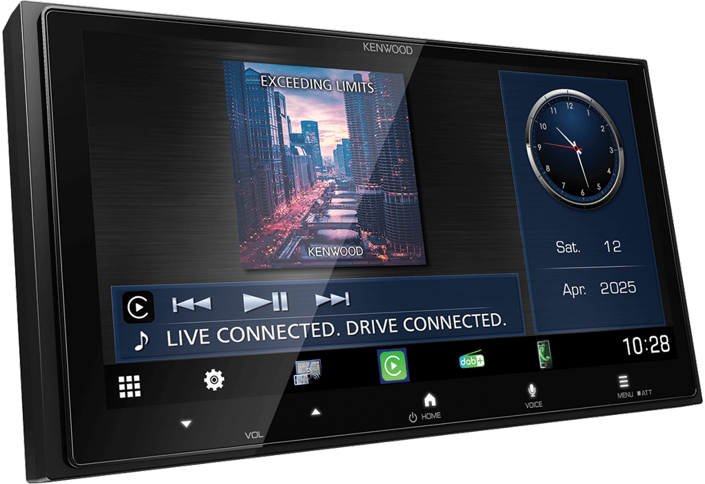 Kenwood DMX7525DABS Multimediasysteem 6.92 inch draadloos en bekabeld Apple Car Play en Android Auto