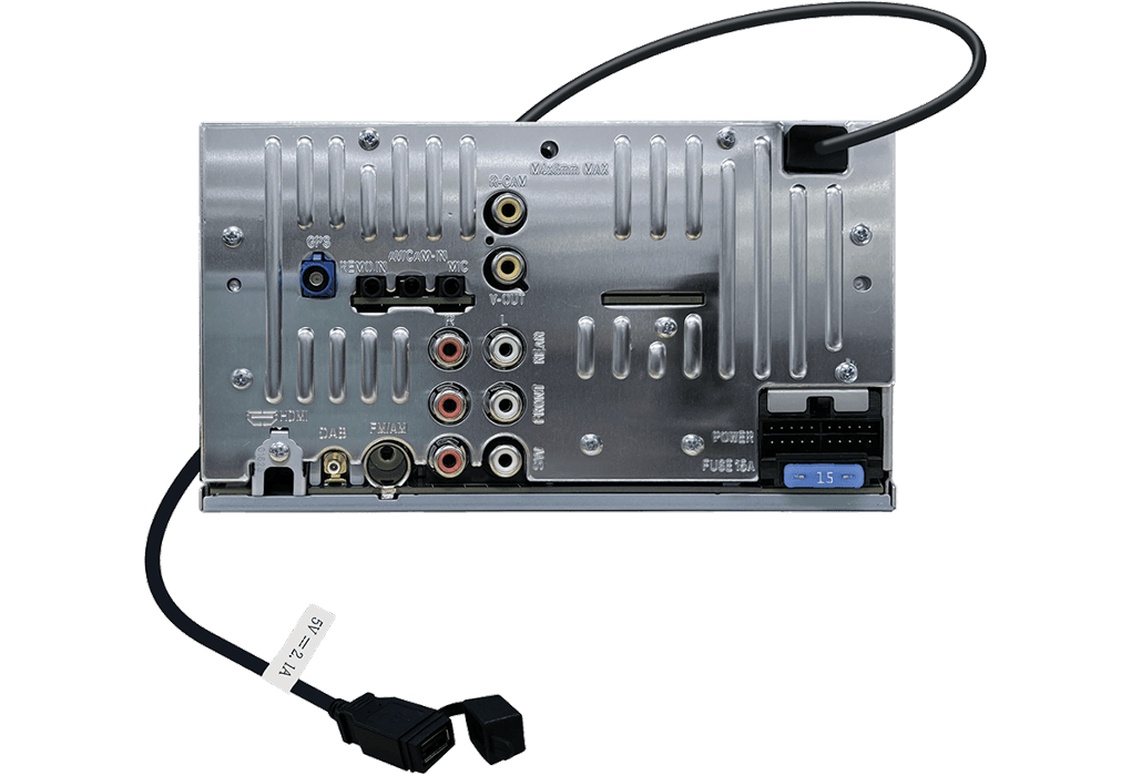 Kenwood DMX7525DABS Multimediasysteem 6.92 inch draadloos en bekabeld Apple Car Play en Android Auto