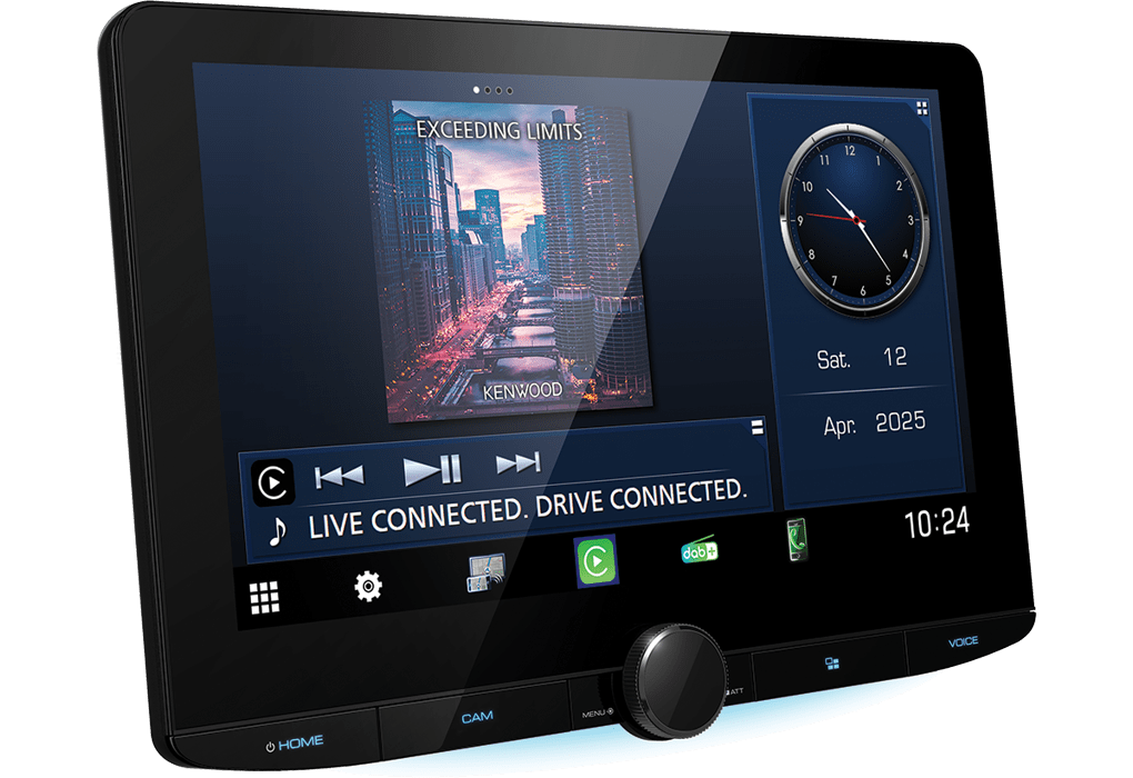 Kenwood DMX9724XDS draadloos Apple Carplay een Android Auto 10.1 inch HD scherm