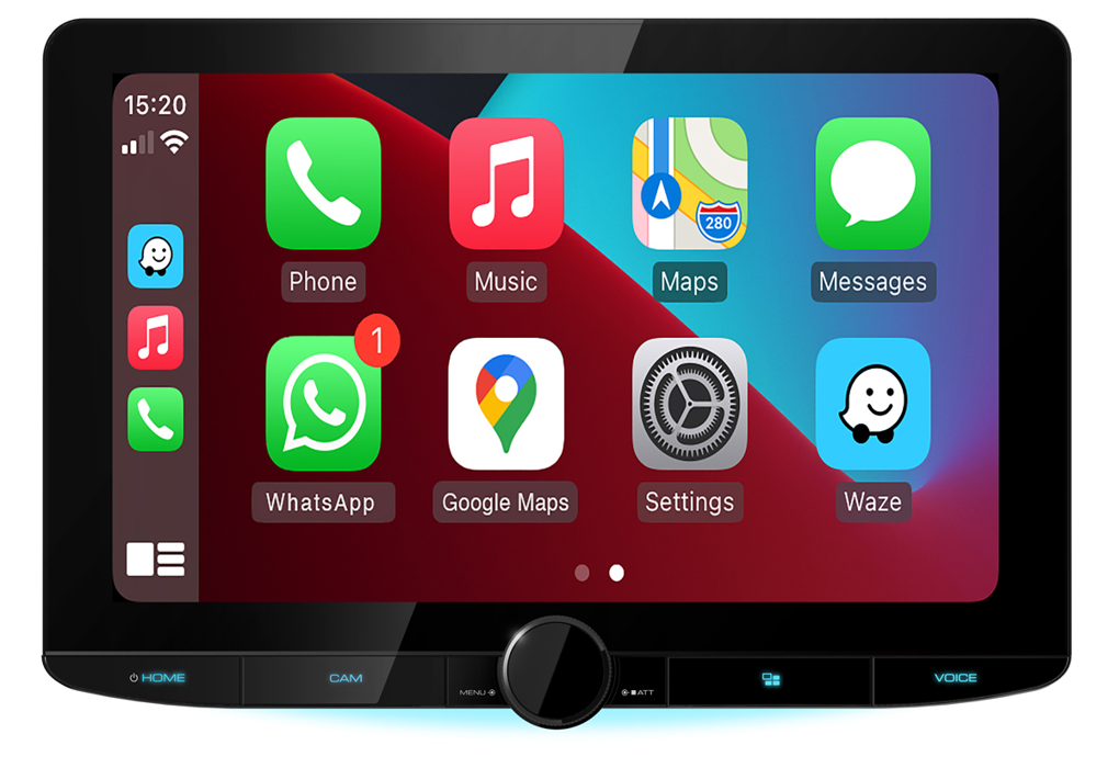 Kenwood DMX9724XDS draadloos Apple Carplay een Android Auto 10.1 inch HD scherm