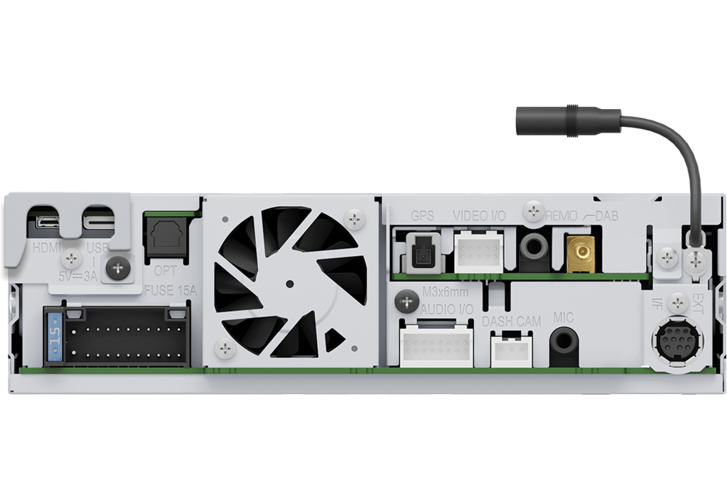 Kenwood DMX9724XDS draadloos Apple Carplay een Android Auto 10.1 inch HD scherm