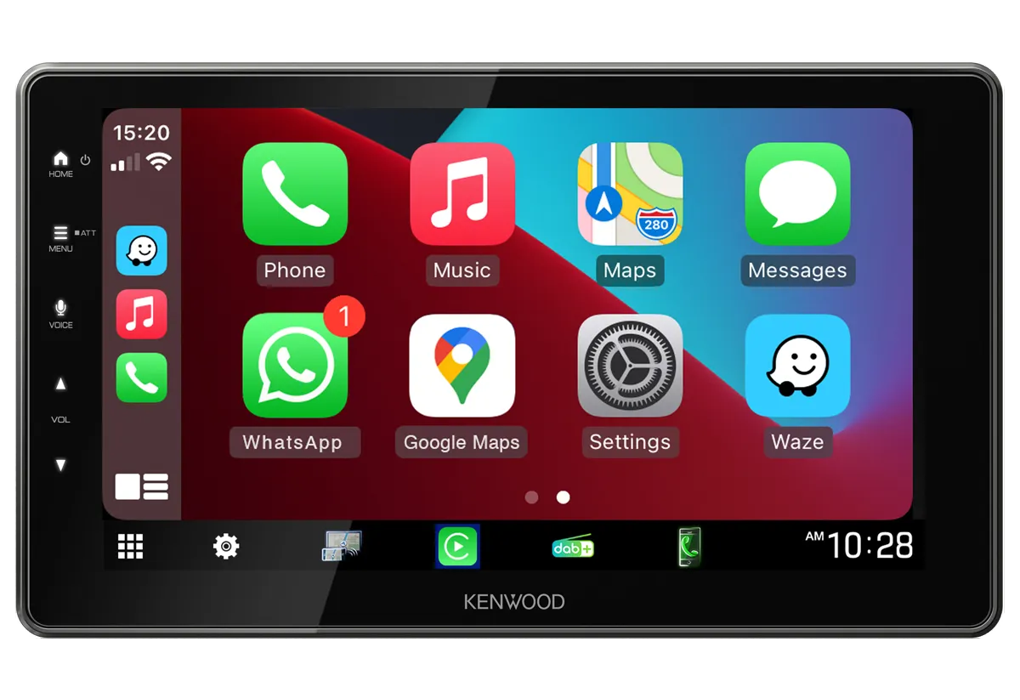 Kenwood DMX-F920DS Multimedia systeem 9 inch draadloos en bekabeld Apple Car Play en Android Auto