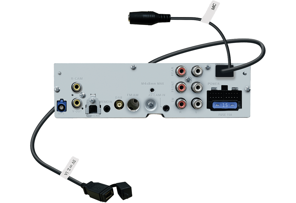 Kenwood DMX-F920DS Multimedia systeem 9 inch draadloos en bekabeld Apple Car Play en Android Auto