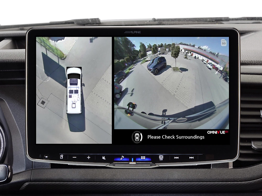 HCS-T100_360-Grad-Degree-Camera-System-for-Motorhomes-and-Camper-Vans-Surrounding Alpine 360 graden camera systeem speciaal voor campers en kampeerbusjes Car Audio Limburg