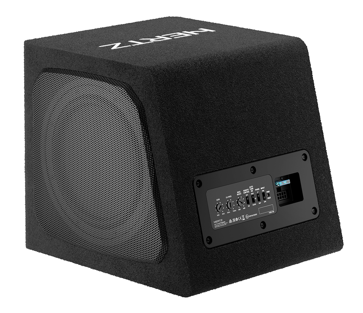 HERTZ_DBA-201_EMO-POST Hertz actieve subwooferbox DBA 201 piek 440W Car AUDIO LIMBURG