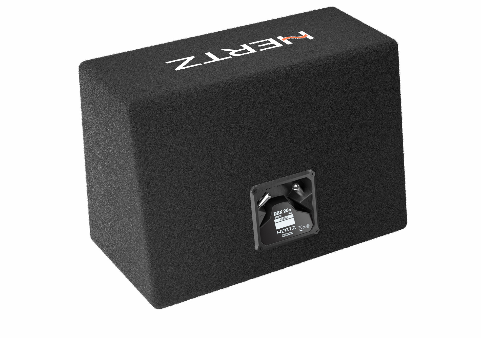 Hertz_Dieci_DBX_25.3_subwoofer_box_b Hertz subwoofer DBX 25.3 piekvermogen 600W Car AUDIO LIMBURG