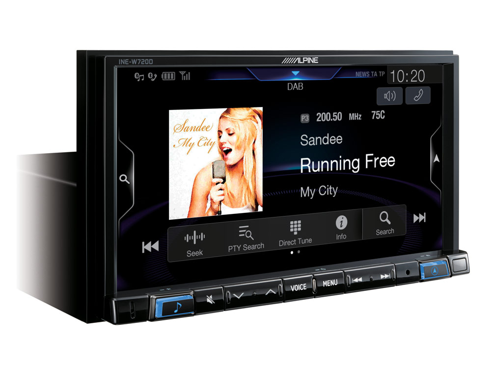 Navigation-System_INE-W720D_DAB-Car-Radio LPINE INE-W720D incl kit 2 DIN 7" multimedia toestel Apple Carplay en Android Auto compatibel CAR AUDIO LIMBURG