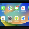 Weergave Apple CarPlay functie op multimediasysteem