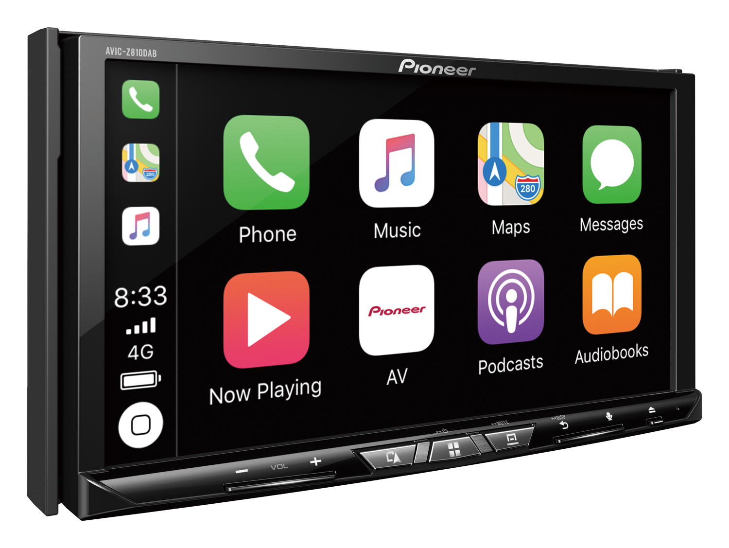 avic-z830dab-c_3 ioneer AVIC-Z830DAB-C Campernavigatie 7 inch met draadloos Apple CarPlay