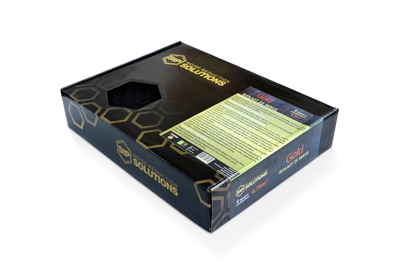 biplast_wave_15_8036 StP Biplast Wave 25 dempingsmateriaal 25 mm dik 4 sheets Car Audio Limburg