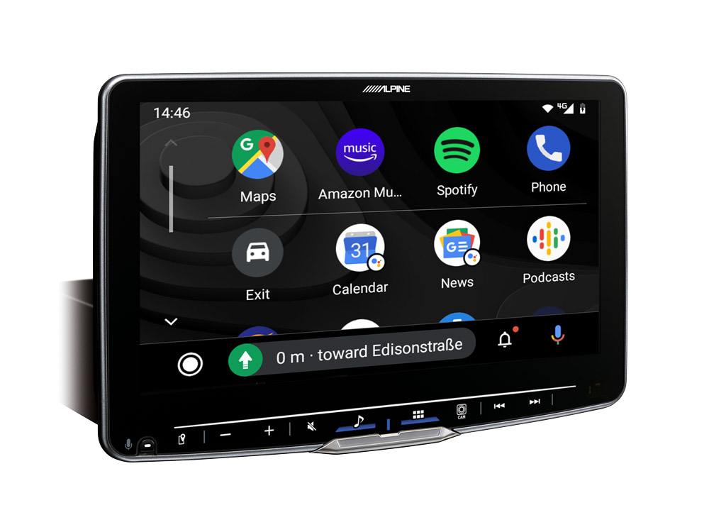 iLX-F905DU_Alpine-Halo-9-featuring-Android-Auto Alpine iLX-F905DU 9 inch media ontvanger voor campers Fiat Ducato, Peugeot Boxer, Citroen Jumper en Opel Movano