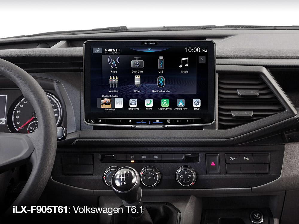 iLX-F905T61_9-Inch-DAB-digital-radio-Made-for-Volkswagen-T61-menu Alpine iLX-F905T6.1 9 inch media ontvanger voor Volkswagen Camper T6.1 van 2019 tot 2022