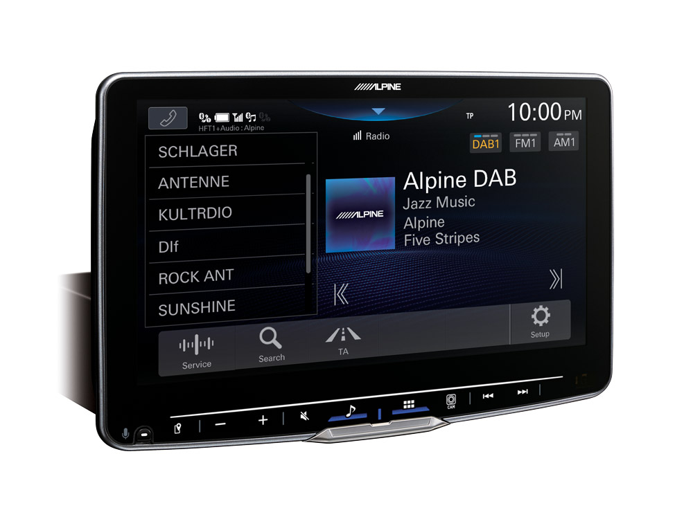iLX-F905T6_Alpine-Halo-9-featuring-DAB-digital-radio Alpine iLX-F905-T6 9 inch media ontvanger voor camper Volkswagen T6, T5, Tiguan, Touran en Seat Alhambra